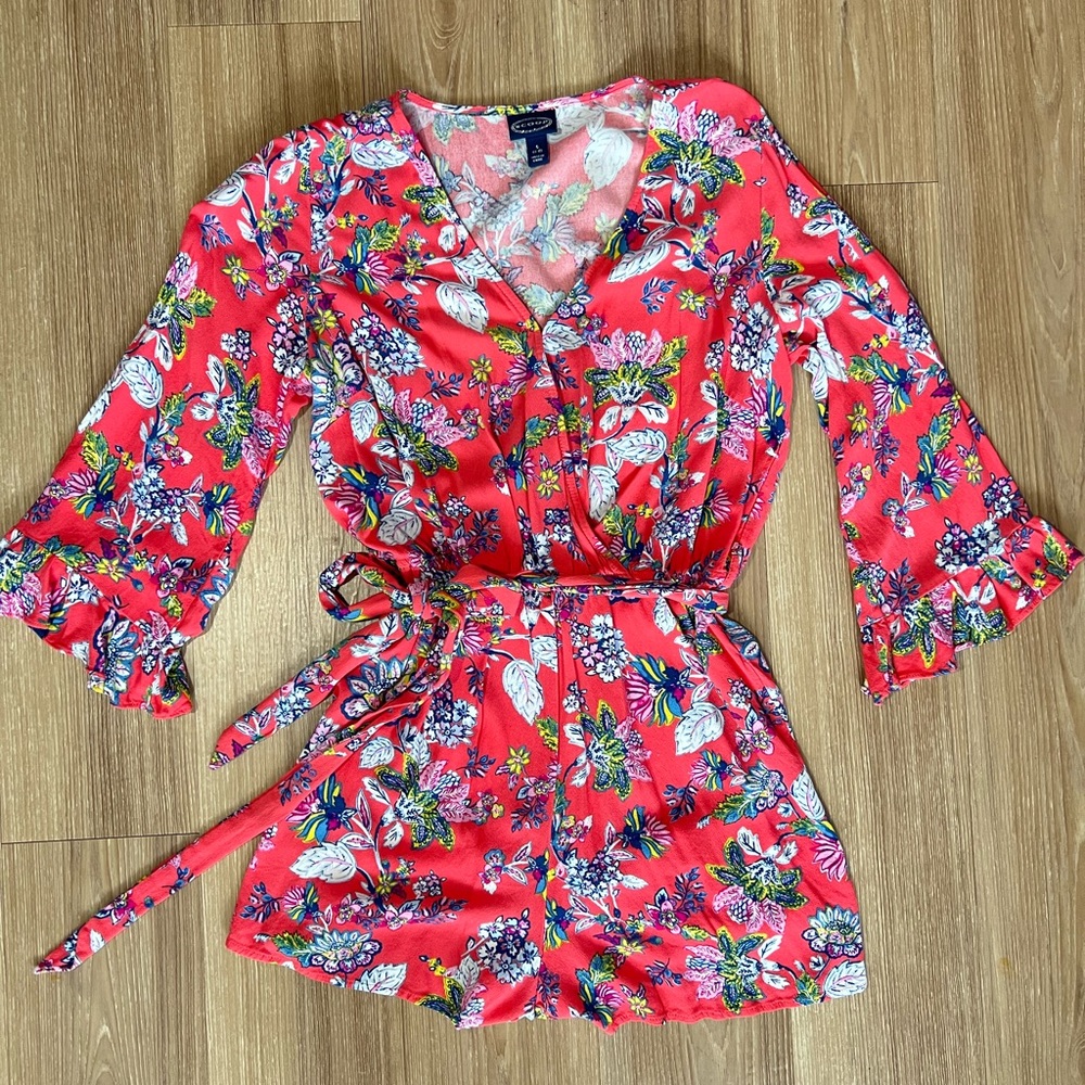 Floral Romper Size Small